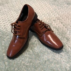 Joseph abboud plain toe Oxford brown men size 6